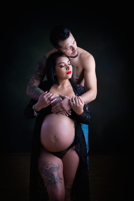 maternity couple photo